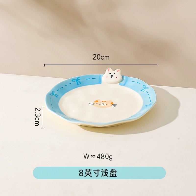 카툰 도자기 밥그릇 세트 tableware view 8