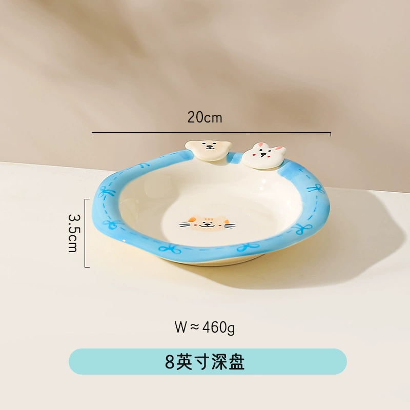 카툰 도자기 밥그릇 세트 tableware view 9