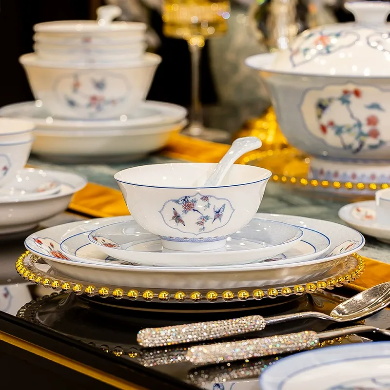 Porcelain Dinnerware Set tableware view 4