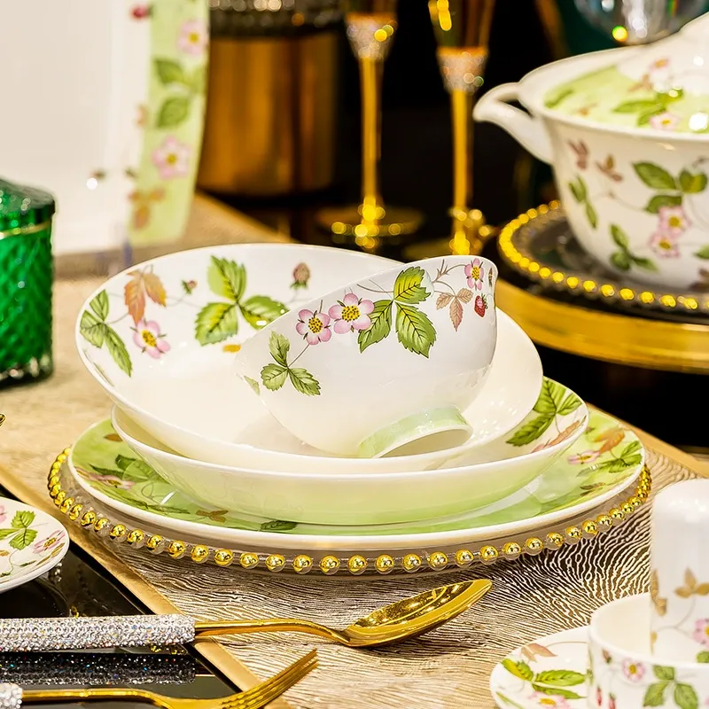 Bone China Dinnerware Set tableware view 2