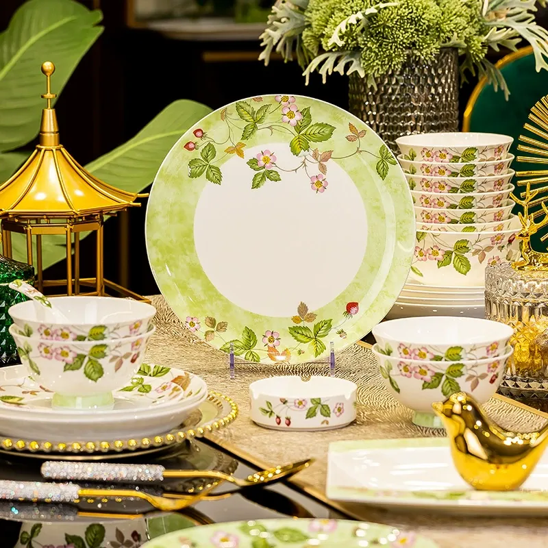 Bone China Dinnerware Set tableware view 4