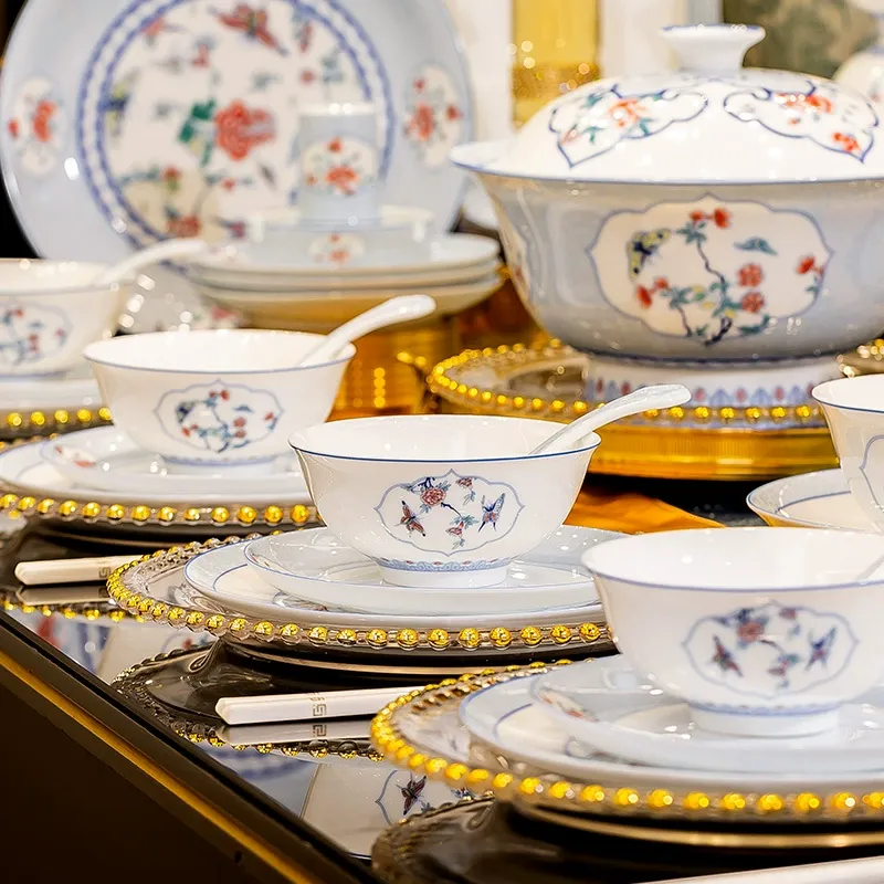 Porcelain Dinnerware Set tableware view 2