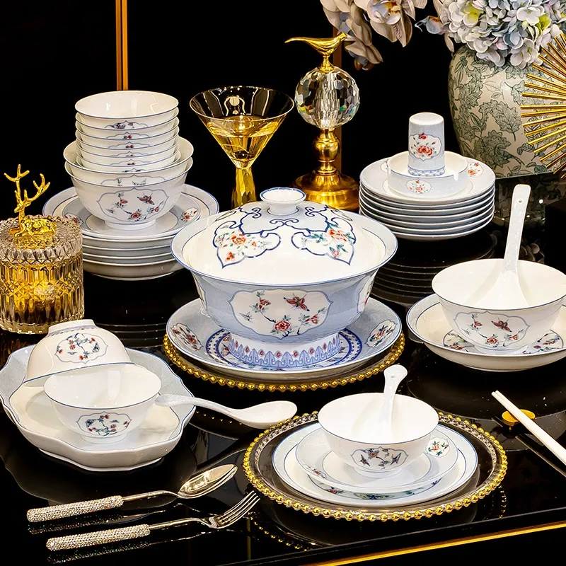 Porcelain Dinnerware Set tableware view 3