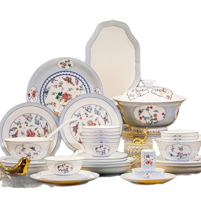 Porcelain Dinnerware Set tableware view 5