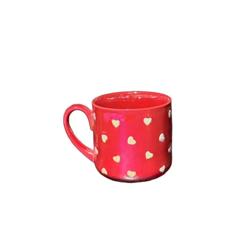 Heart-Shaped Ceramic Mug tableware view 5