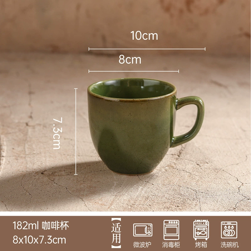 녹색 유약 접시 tableware view 7
