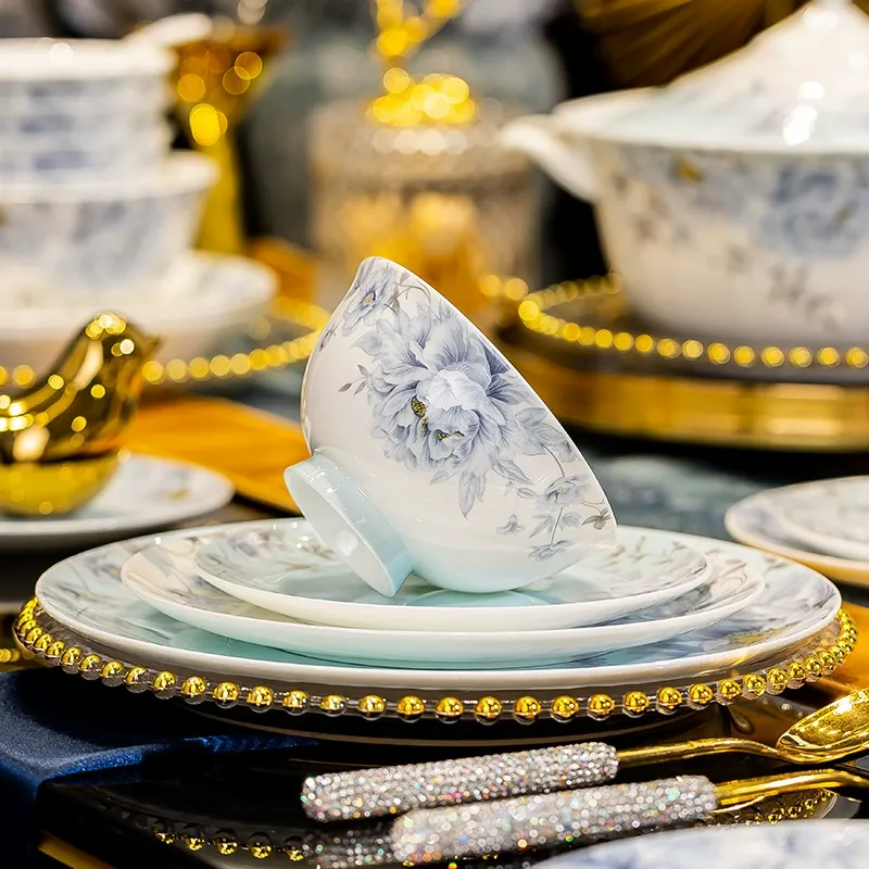 Bone China Dinnerware Set tableware view 2