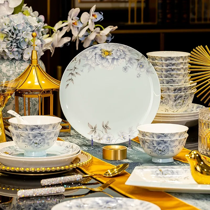 Bone China Dinnerware Set tableware view 3