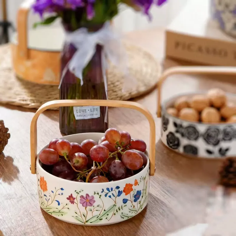 Ceramic Serving Basket tableware view 2
