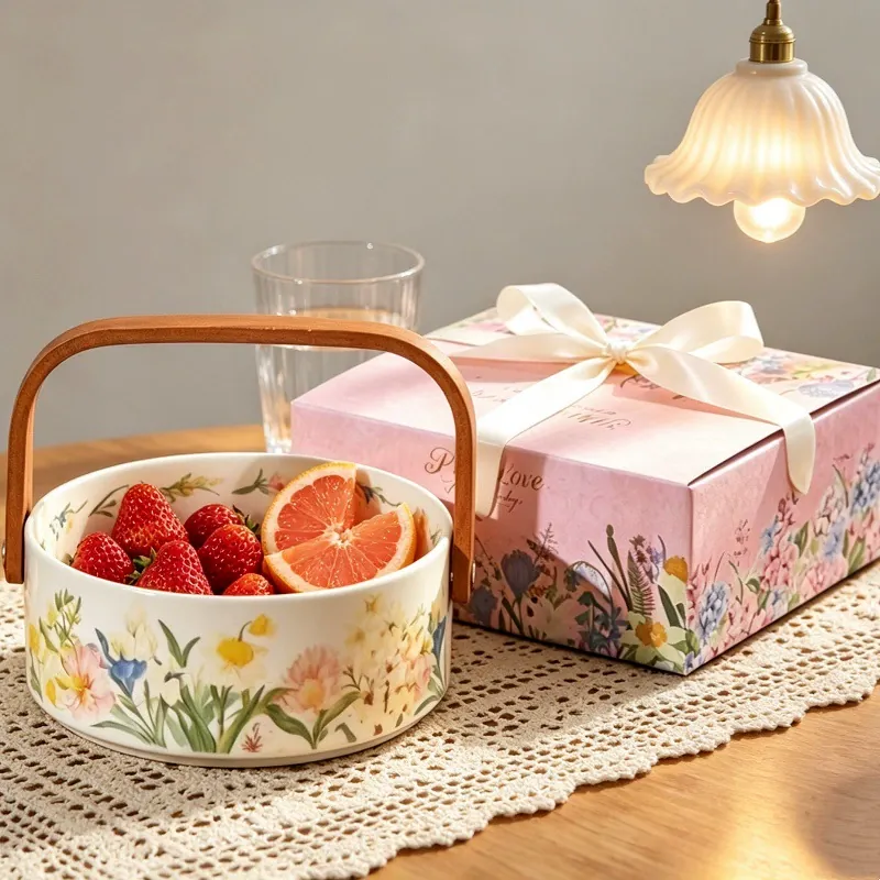 Ceramic Serving Basket tableware view 3