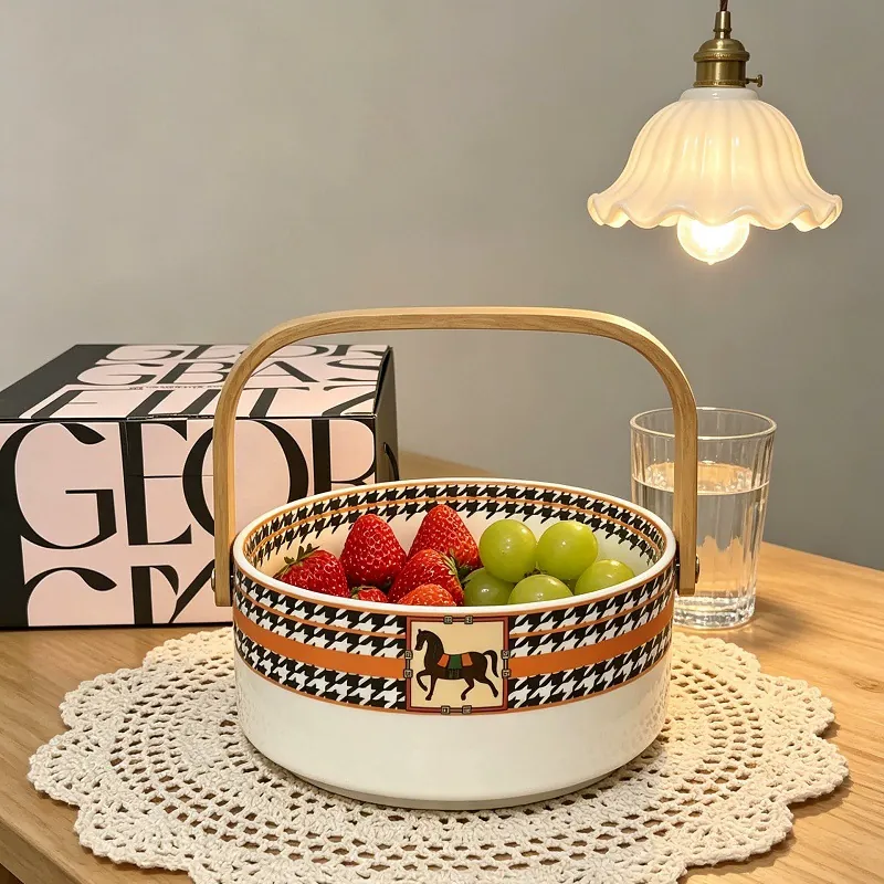 Ceramic Serving Basket tableware view 4