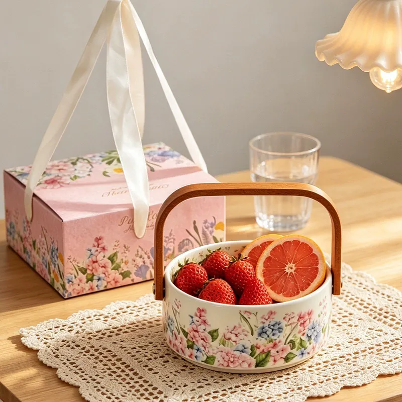 Ceramic Serving Basket tableware view 6