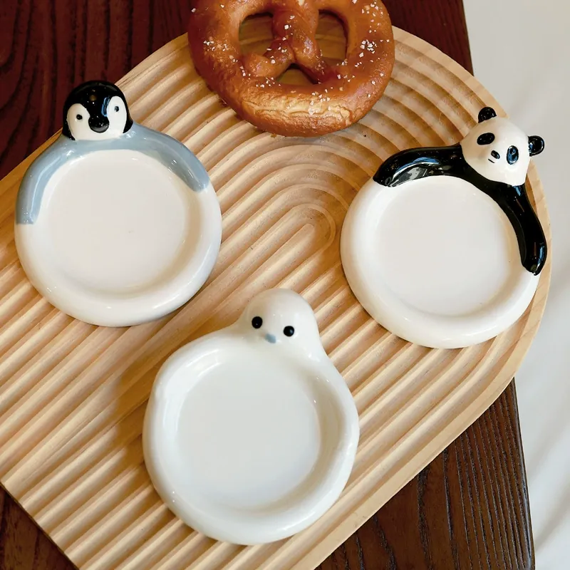 Coquetier en céramique panda tableware view 3