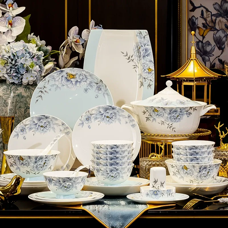 Bone China Dinnerware Set tableware view 3