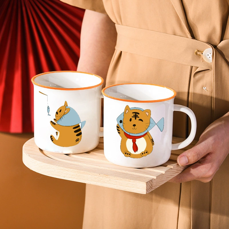 Cat Ceramic Mug tableware view 2