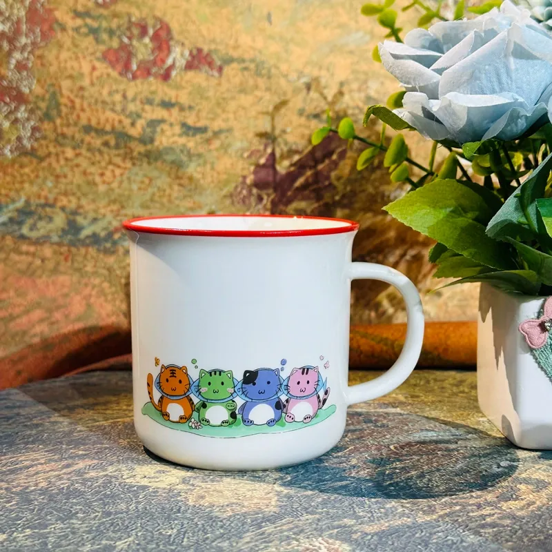 Cat Ceramic Mug tableware view 7