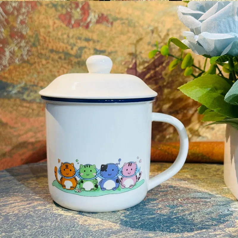 Cat Ceramic Mug tableware view 9