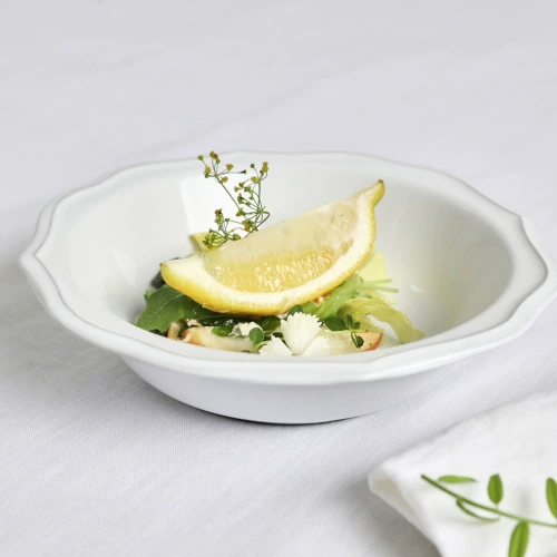 Bol relief blanc tableware view 3