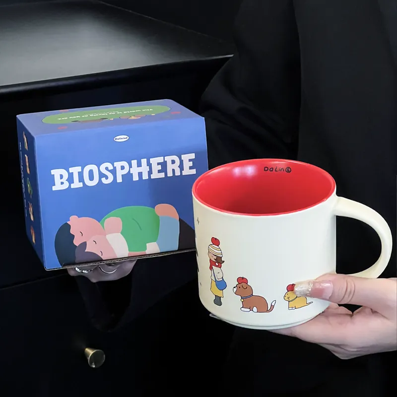 Mug en céramique cartoon dodu tableware view 3