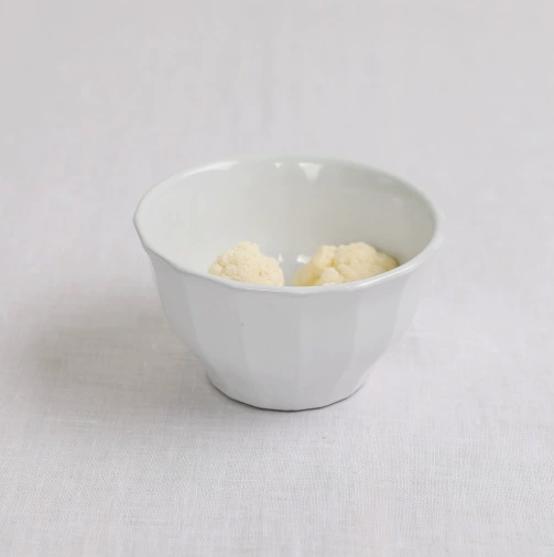 Белая миска для хлопьев tableware view 2