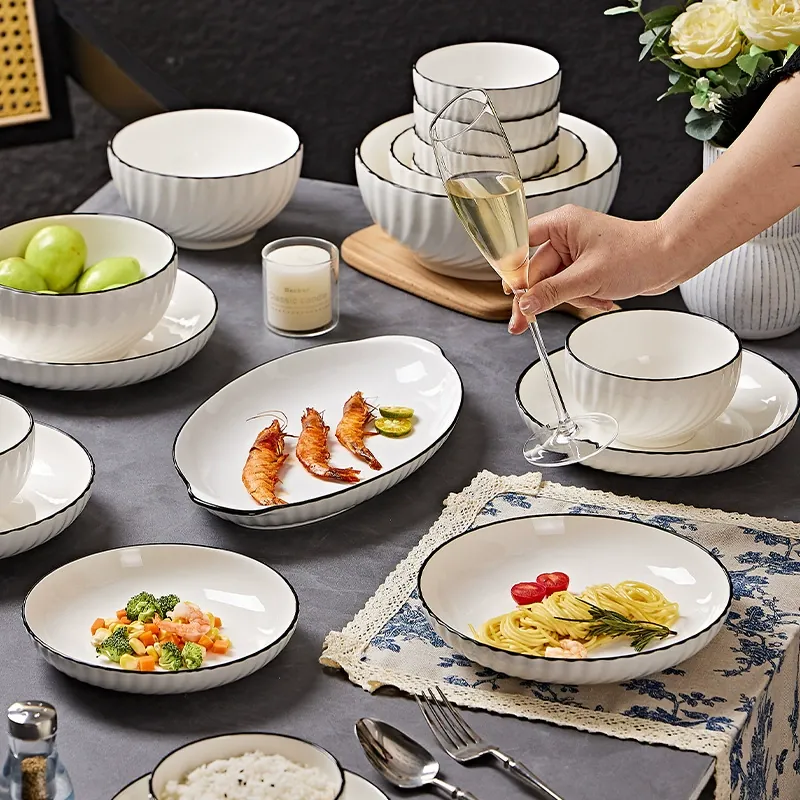 Porcelain Dinnerware Set tableware view 2