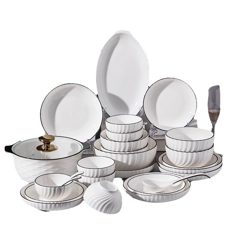 Porcelain Dinnerware Set tableware view 5