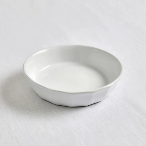 Assiette en céramique blanche tableware view 2