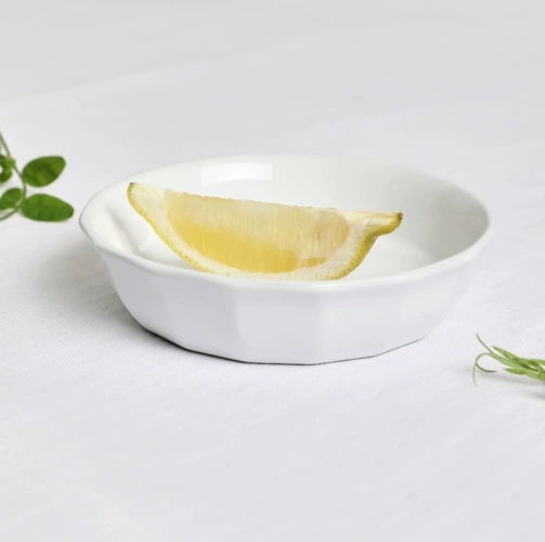 Assiette en céramique blanche tableware view 4