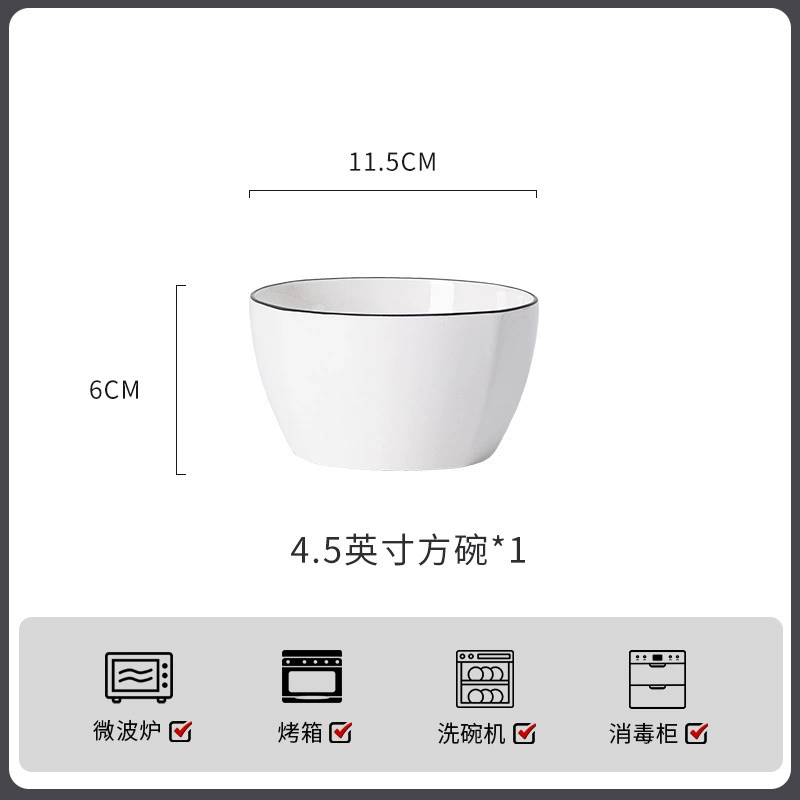 Porcelain Dinnerware Set tableware view 6