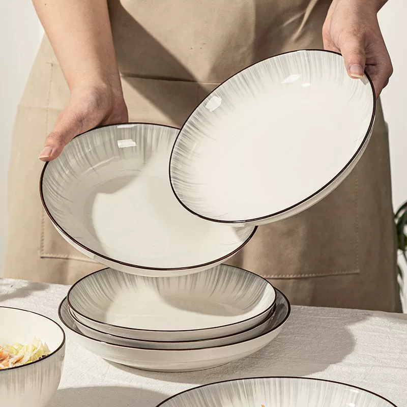Nordic Style Porcelain Bowl Set tableware view 4