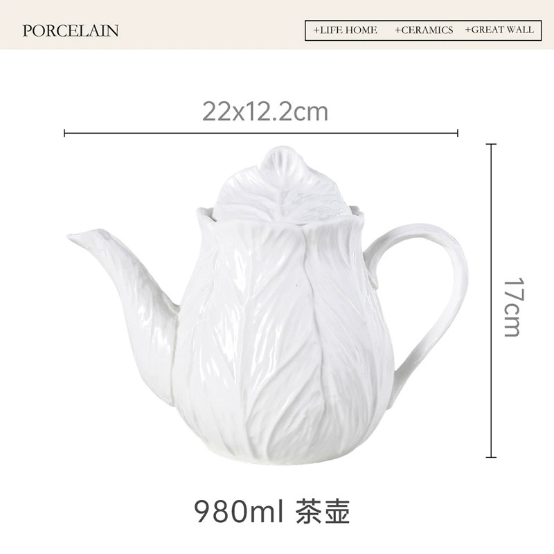 White Relief Creamer tableware view 8