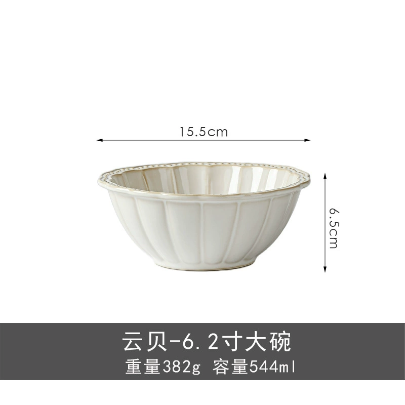 Flame Glaze Ceramic Dinnerware Set tableware view 9