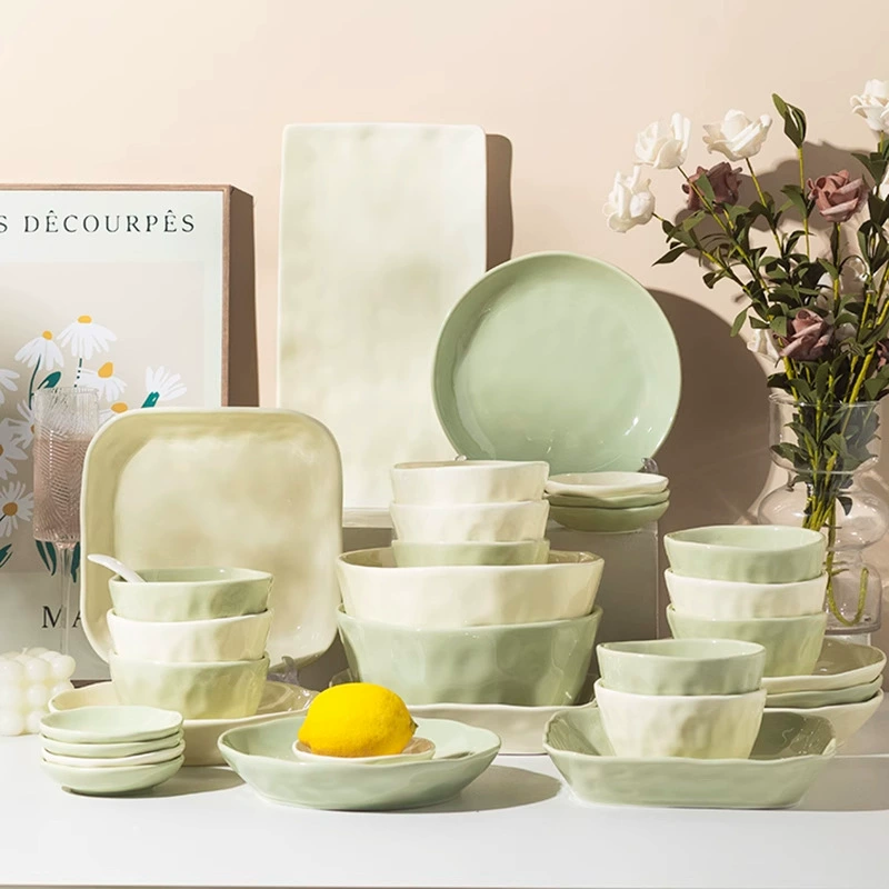Cream Porcelain Dinnerware Set