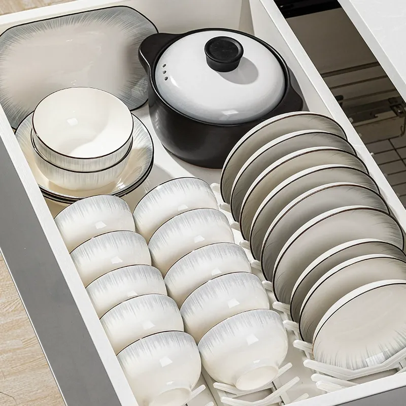 Gray Porcelain Dinnerware Set