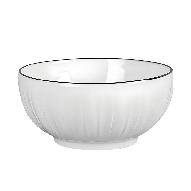 White Porcelain Dinnerware Set tableware view 5
