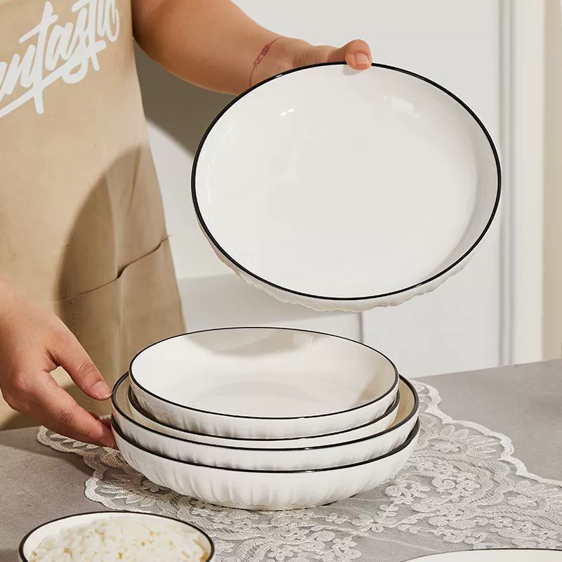 What is the HS code for dinner plates and what import duties apply?