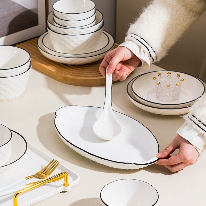 Porcelain Dinnerware Set tableware view 4