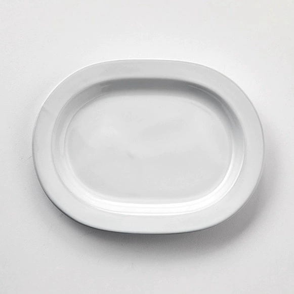 White Sushi Plate tableware view 4