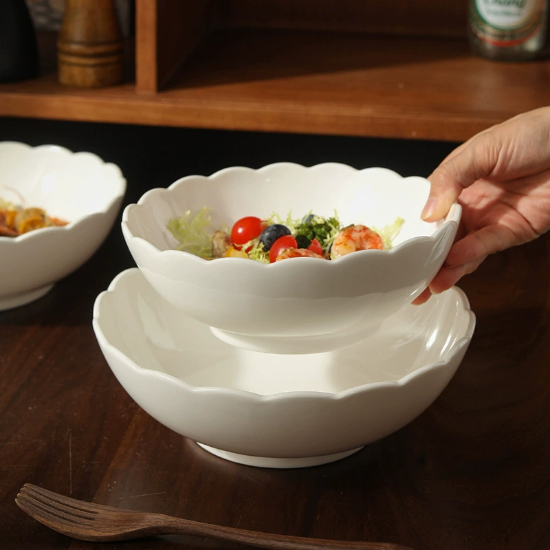 Cream Lace Bowl tableware view 3