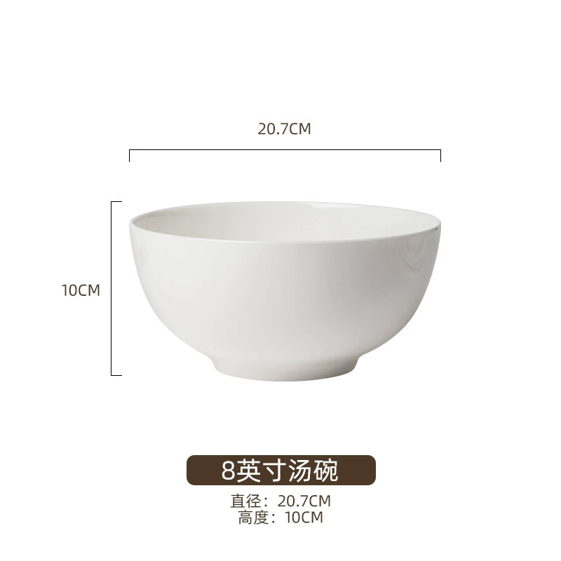 Solid Color Porcelain Dinnerware Set tableware view 9