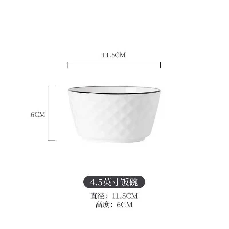 Porcelain Dinnerware Set tableware view 6