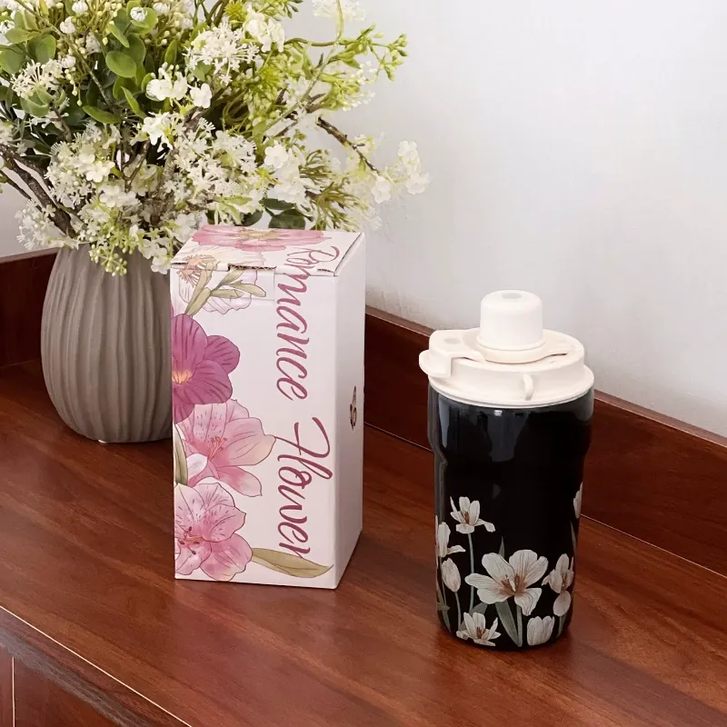 Floral Ceramic Travel Mug tableware view 3