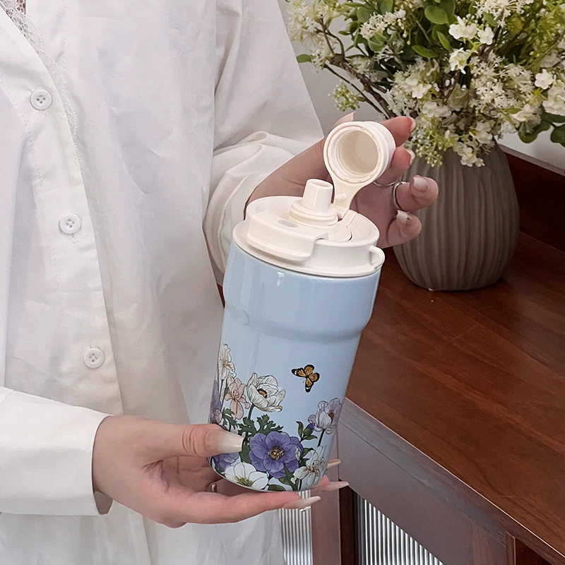 Floral Ceramic Travel Mug tableware view 4