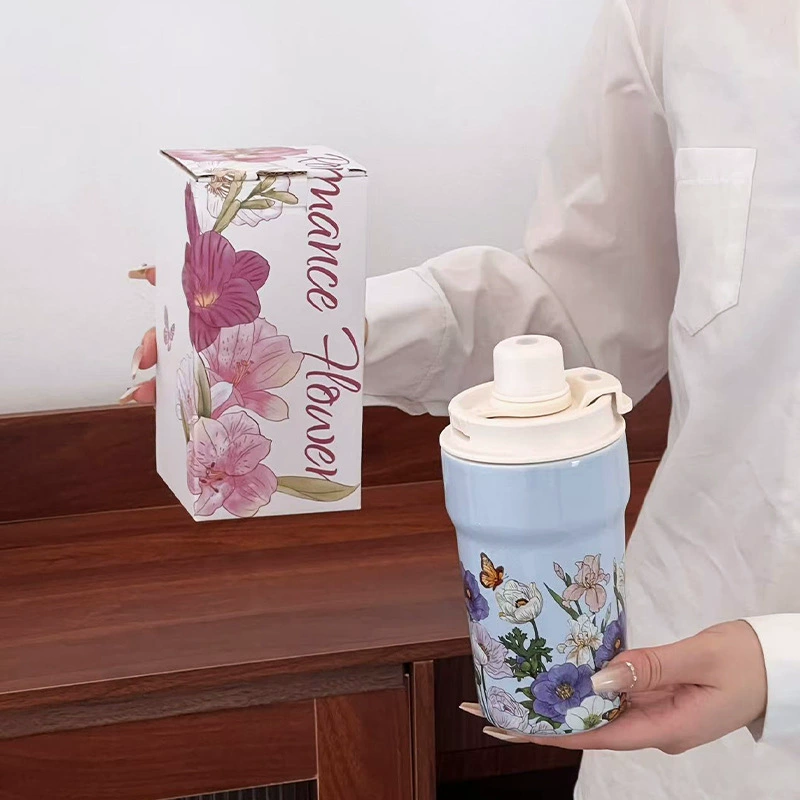 Floral Ceramic Travel Mug tableware view 7
