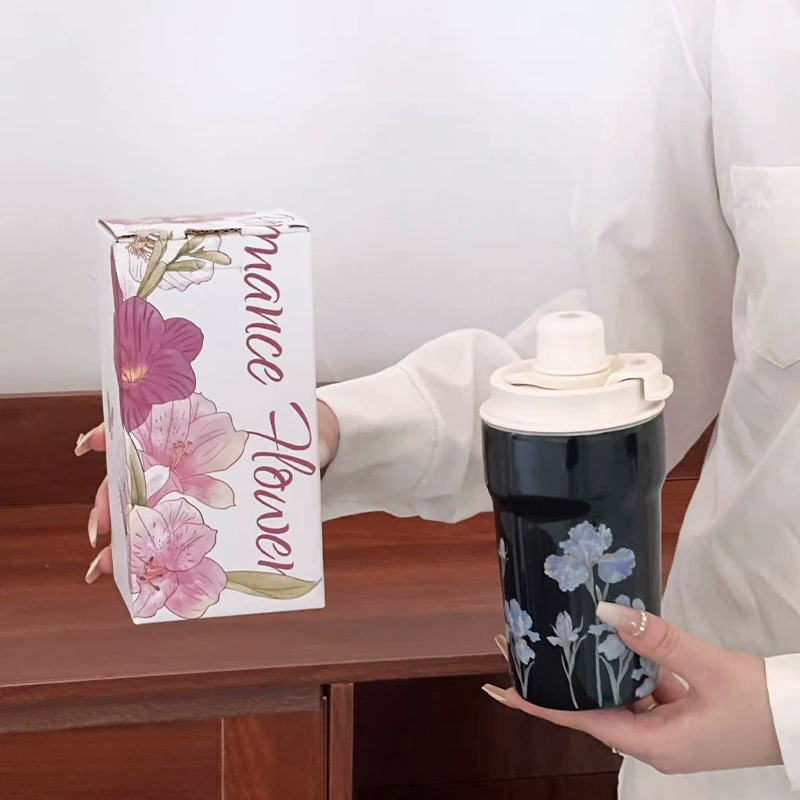 Floral Ceramic Travel Mug tableware view 9
