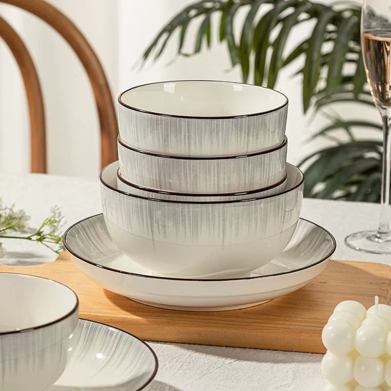 Japanese Style Porcelain Dinnerware Set tableware view 4