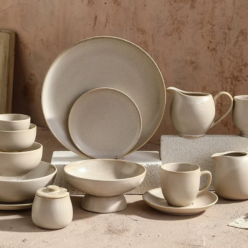 طقم فنجان وطبق ريفي tableware view 4