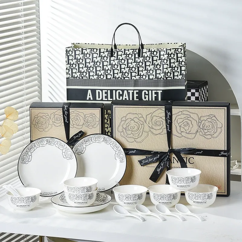 Rose Dinnerware Set tableware view 4