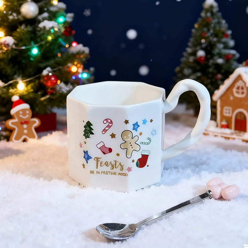 Christmas Ceramic Mug Gift Set tableware view 3