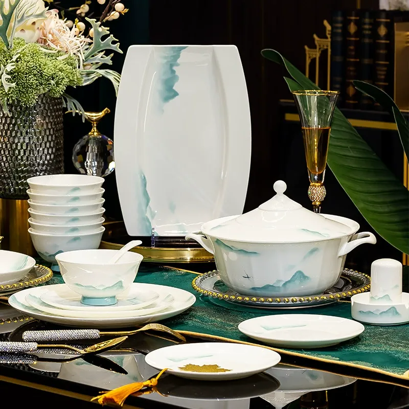 Bone China Dinnerware Set tableware view 4